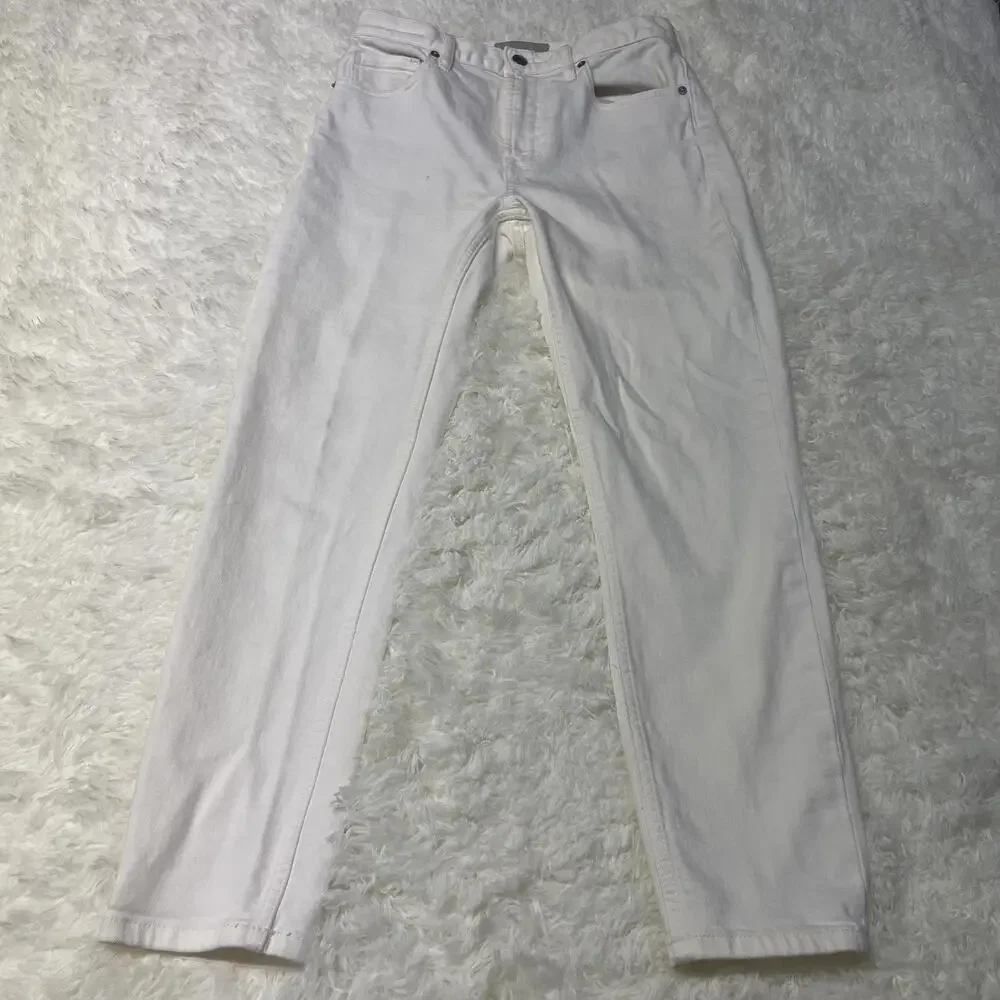 Everlane The High Rise Skinny Jean White 27 Ankle